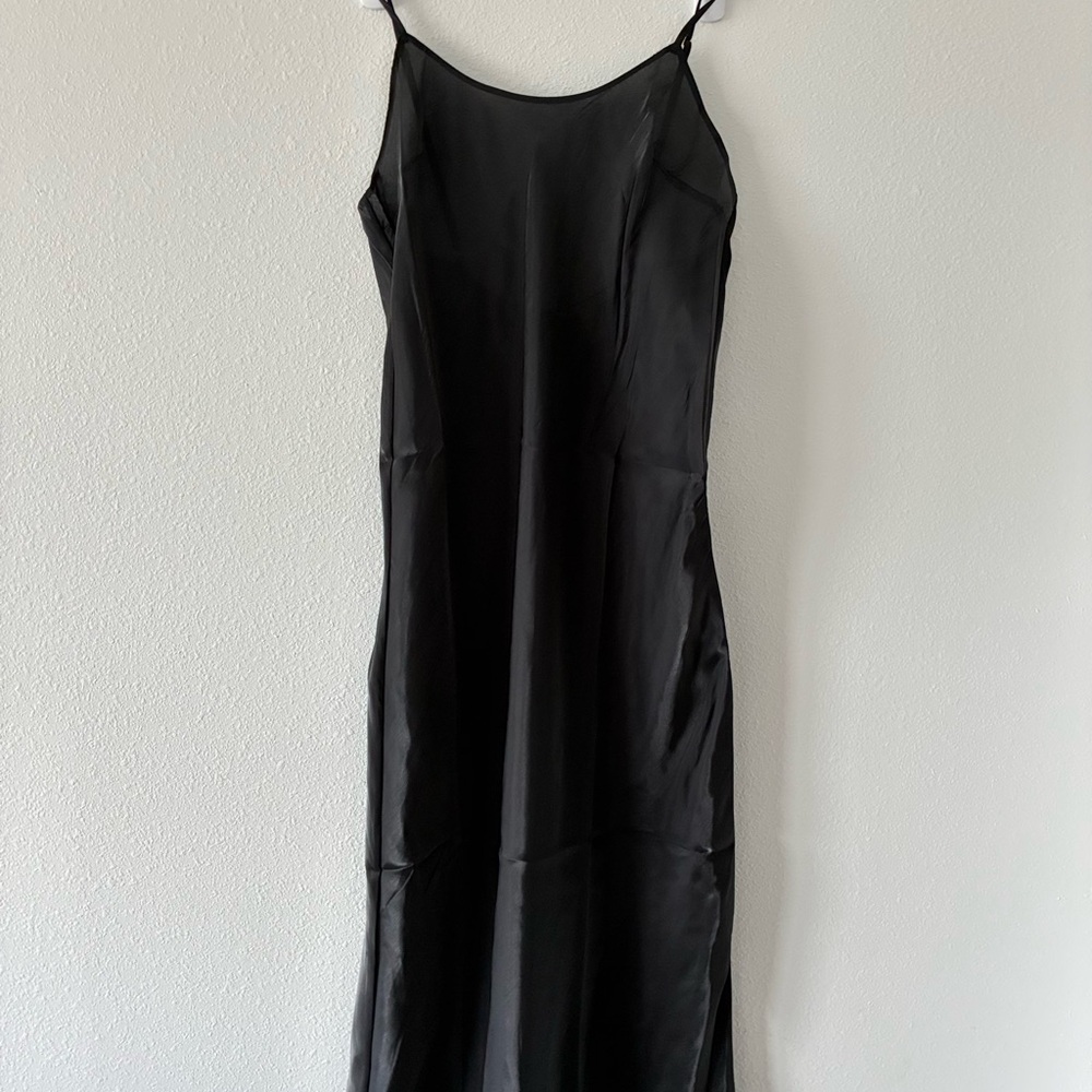 NWT VS Elegant Black Slip Dress